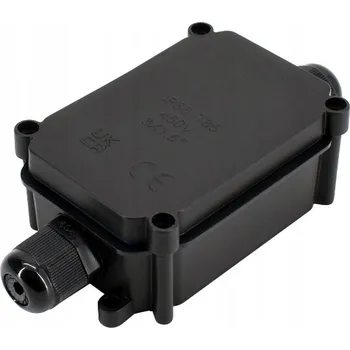 Elektrická zásuvka Hermetická Elektrická Zásuvka Bemko černá