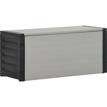 Odpadkový koš Odpadkový koš šedo-černý 85 x 34 x 40 cm, PVC a 100% PP