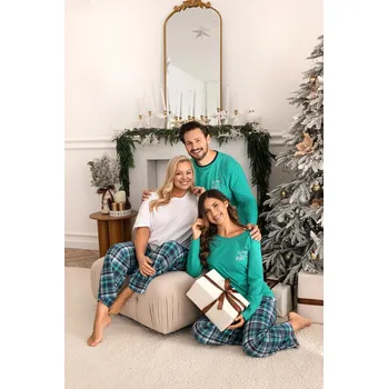 Dámské pyžamo Pyžamo Regina 743 long/r S-XL dámské zelená S