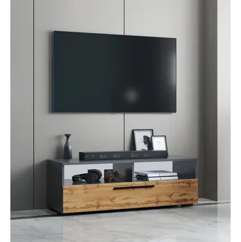 Televizní stolek Vcm TV stolek Arila XL, Antracit