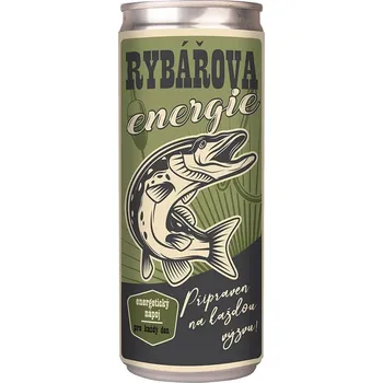 Energetický nápoj Bohemia Gifts Energetický nápoj pro rybáře 250 ml
