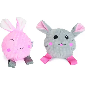 Hračka pro psa Mini pískací míček růžový KRÁLÍK 6,5 cm