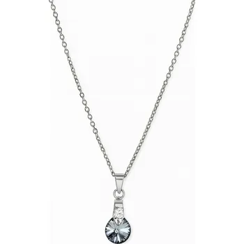 Náhrdelník Ocelový náhrdelník Swarovski se zirkonem Satho