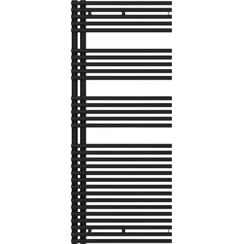 Radiátor Zehnder Radiátor Zehnder Forma Asym 144,1x59,6 cm, pravý, vnější připojení, RAL 0557 black matt, LFAR-150-060-0557 LFAR-150-060-0557