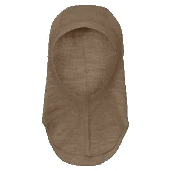 Kojenecká čepice CeLaVi Dvouvrstvá vlněná kukla - Cocoa Creme, vel. 50