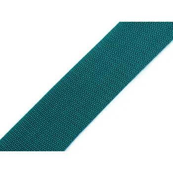 Popruh polypropylenový šíře 40 mm tloušťka 1 mm, střední, 65 tyrkys tmavá