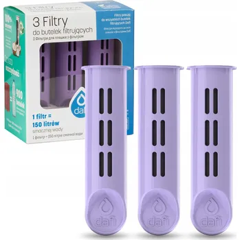 vodní filtr Filtrační vložka do láhve Dafi Soft & Solid 3 ks