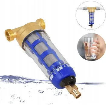 vodní filtr Domácí čistič vody s předfiltrem 3/4'' a ochranou proti vodnímu kameni Nerezová ocel