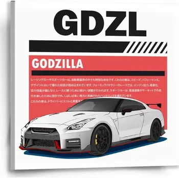 Obraz Sablio Obraz Nissan GTR 35 Godzilla - 50x50 cm
