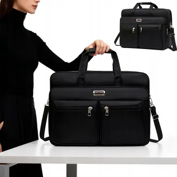 Taška na notebook 18“ obchodní taška přes rameno prostorná pánská