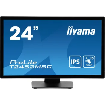 Monitor LCD Monitor iiyama T2452MSC-B1 23,8" 1920 x 1080 px IPS / PLS
