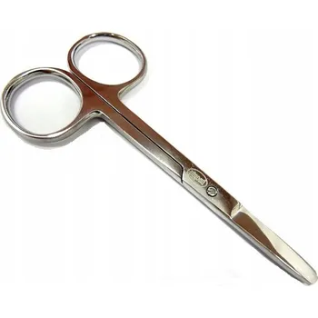 Nůžky na nehty a kůžičku s rovnými čepelemi, kosmetické, na manikúru, ocel