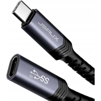 Datový kabel Prodlužovací kabel USB-C 3.2 (samec) - USB-C (samice) 100W 5A 10Gbps 4K 60Hz 2m