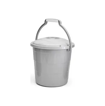 Podlahový mycí stroj Vědro 10L PH s víkem TRG šedá