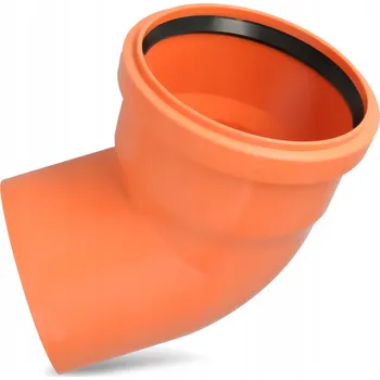 Kanalizační potrubí KANALIZAČNÍ KOLENO 110 mm 67° PVC PP Koleno Spojka Trubky J7-P