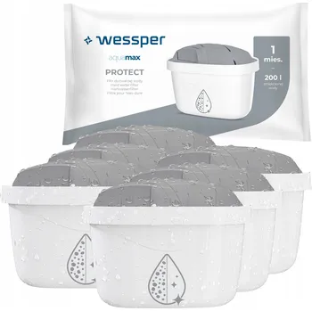 Filtrace vody Wessper PROTECT filtr do vody do filtrační konvice na tvrdou vodu 6x