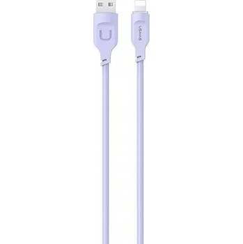 Datový kabel Kabel Usams USB - Apple Lightning 1,2 m fialový