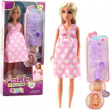 Panenka Panenka těhotná s miminkem a příslušenstvím