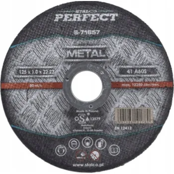 Řezný kotouč STALCO KOTOUČ NA KOV PLOCHÝ 230x1,9 S-71665