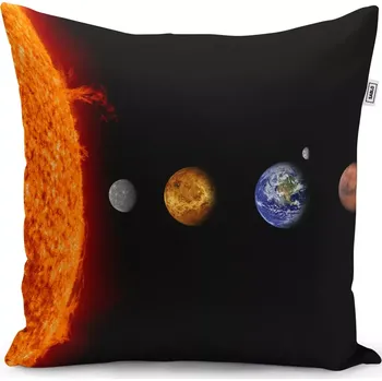 Polštář Sablio Polštář Planety a slunce - 40x40 cm