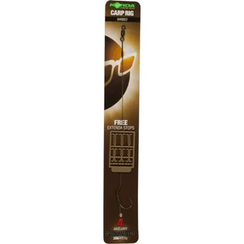 Rybářský háček Korda Hotový kaprový návazec Dark Wide Gape 6