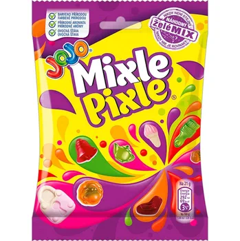 Bonbon JOJO Mixle Pixle želé bonbóny s ovocnými příchutěmi 80g
