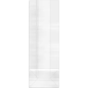 Sáček na potraviny Vrecko číre (OPP) s obdĺžnikovým dnom 8+4 x 24 cm [100 ks]