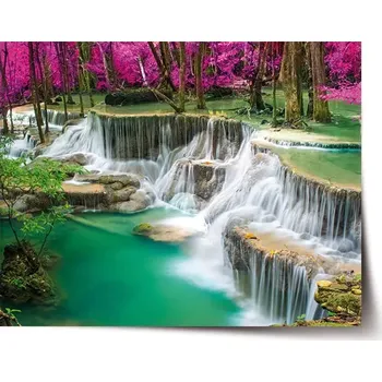 Plakát Sablio Plakát Vodopády - 90x60 cm