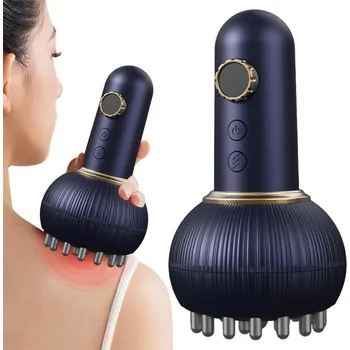 Masážní přístroj Elektrická čínská baňka Anticelulitidní masážní přístroj vakuový - ocel