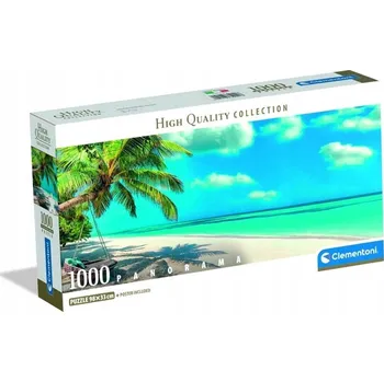 Puzzle PUZZLE 1000 dílků PANORAMA Houpačka u oceánu CLEMENTONI 39941