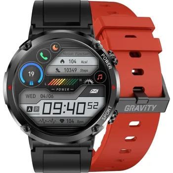 Chytré hodinky SMARTWATCH Pánské GRAVITY GT21-1 TOOTH CALL, DODATEČNÝ PÁSEK (sg025a) Barva (Varianta): tay-51397-uniw