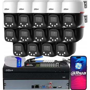 IP kamera Monitorovací sada Dahua 14x Kamera SD2C400NA-B-PV-PRO PTZ 4Mpx WizColor