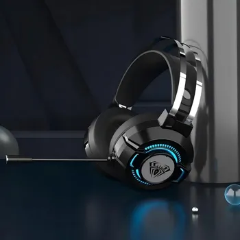 Sluchátka SŁUCHAWKI GAMINGOWE S602 NÁHLAVNÍ DRÁTOVÁ S MIKROFONEM PRO PC A LAPTOP