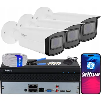 IP kamera Monitorovací sada 3x IP kamera Dahua IPC-HFW1431T-ZS-2812-S4 4Mpx