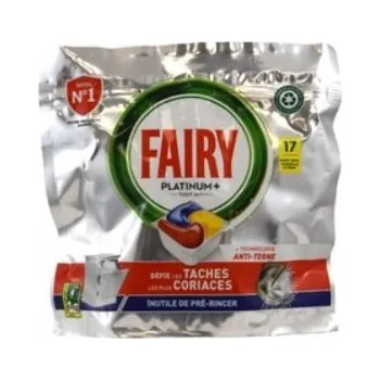 Přípravek do myčky Kapsle do myčky Fairy PLATINUM PLUS 17 ks