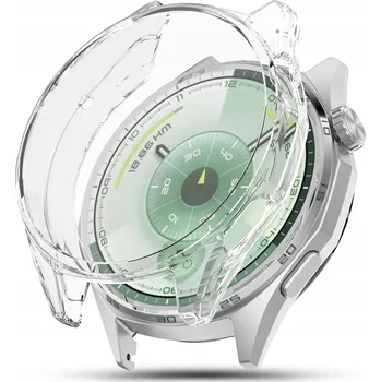 Pouzdro na mobilní telefon Silikonové pouzdro s ochranou displeje pro HUAWEI WATCH GT 6 Active Classic 46mm