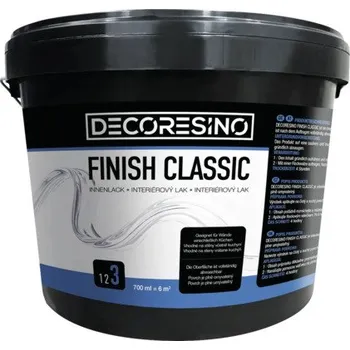 barva a nátěr na dřevo Lak na stěny matný Decoresino FINISH CLASSIC 0,7 l