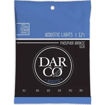 Struna pro kytaru a smyčcový nástroj Struny pro akustickou kytaru Darco D220 (12-54)