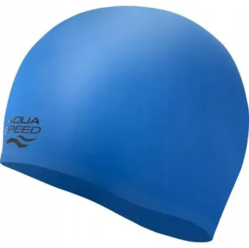 Plavecká čepice pro dospělé Silikonová Aqua Speed modrá