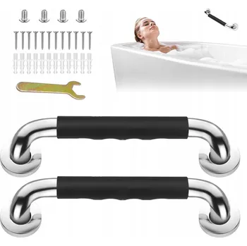 Bezpečnostní kamera UCHWYT ŁAZIENKOWY NEREZOVÁ OCEL 304 PROTISKLUZOVÝ ERGONOMICKÁ MONTÁŽ