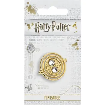 Odznak Harry Potter Obracák času 2,5x3,5 cm kovový zlatý