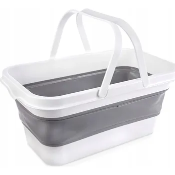 Koš na prádlo Volně stojící koš na prádlo Orion 28 l šedý