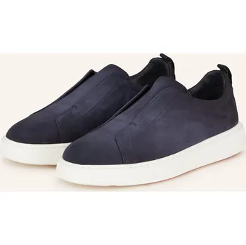 Pánské tenisky Santoni Pánské Slip-On Sneakersy Victory, tmavě modrá, 42,5