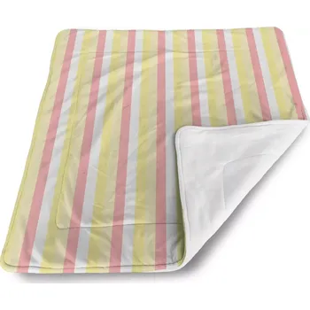 deka Sablio Deka pro miminko Žlutorůžové pruhy - 80x100 cm