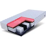 Taštičková matrace GINASO MAX JERSEY 200x200 cm s KOKOSEM 28 cm