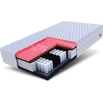 Matrace Taštičková matrace GINASO MAX JERSEY 160x200 cm s KOKOSEM 28 cm