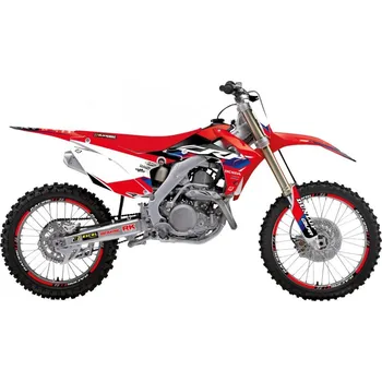 Osvětlení pro motocykl BLACKBIRD sada samolepek (dýhy) HONDA CRF 250R 14-17, CRF 450R 13-16 DREAM 5 barva červená černá (BLACKBIRD sada samolepek (dýhy) HONDA CRF 250R 14-17, CRF 450R 13-16 DREAM 5 barva červená černá)