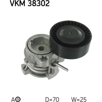 Napínák, žebrovaný klínový řemen SKF VKM 38302