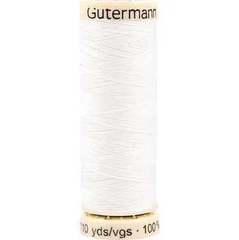 Nit Polyesterové nitě návin 100 m Gütermann univerzální, střední, 800 White