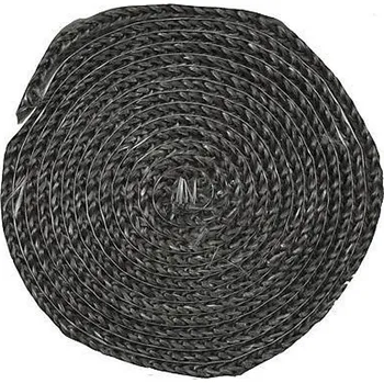 Šnůra sporáková plochá 12mm, 2,5m, grafitová